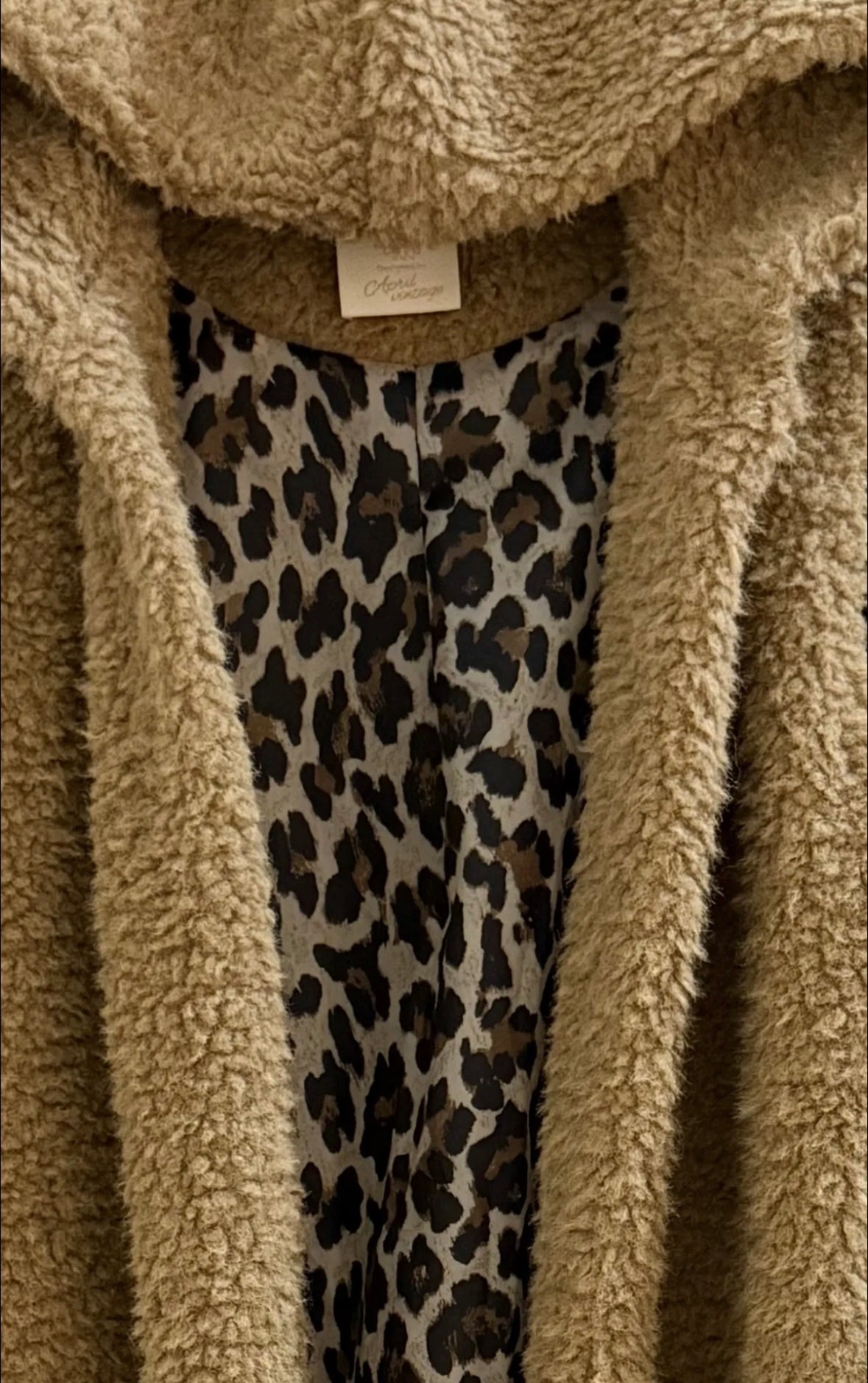 Manteau sans manches Teddy