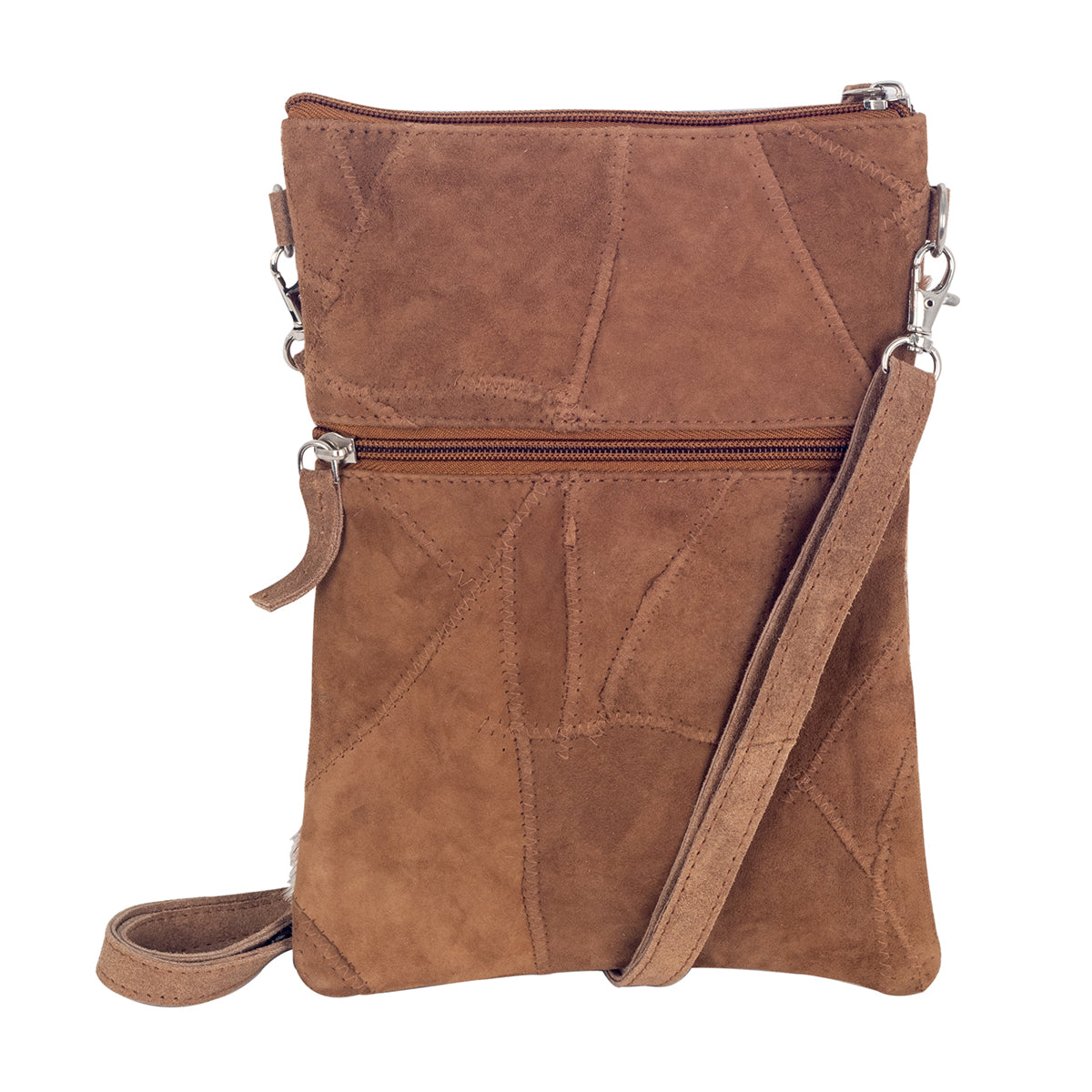 Sac à bandoulière cuir marron COW