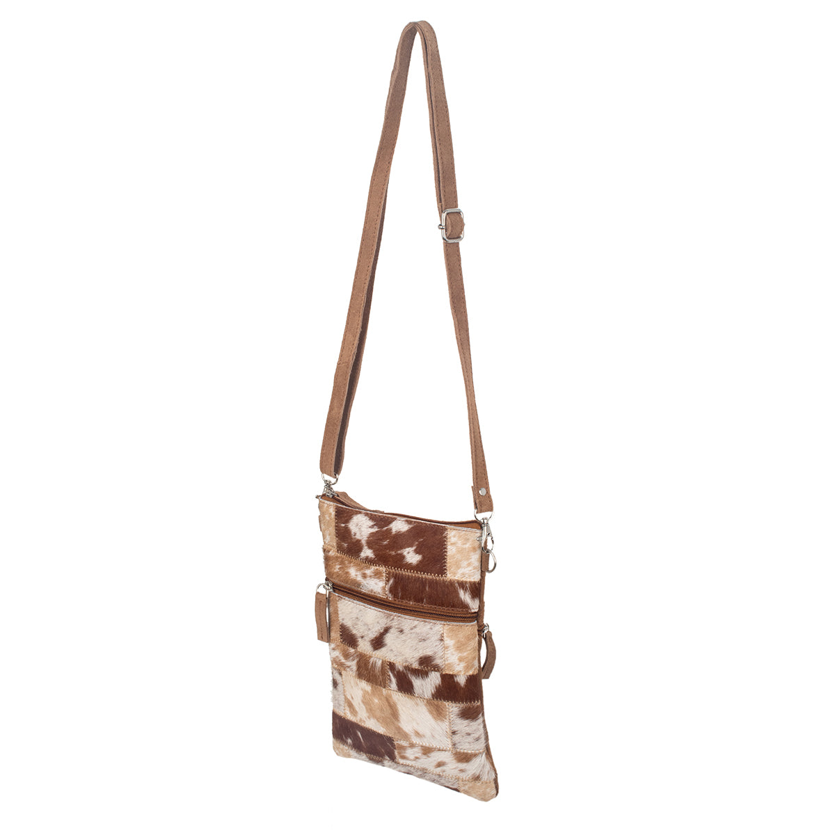 Sac à bandoulière cuir marron COW