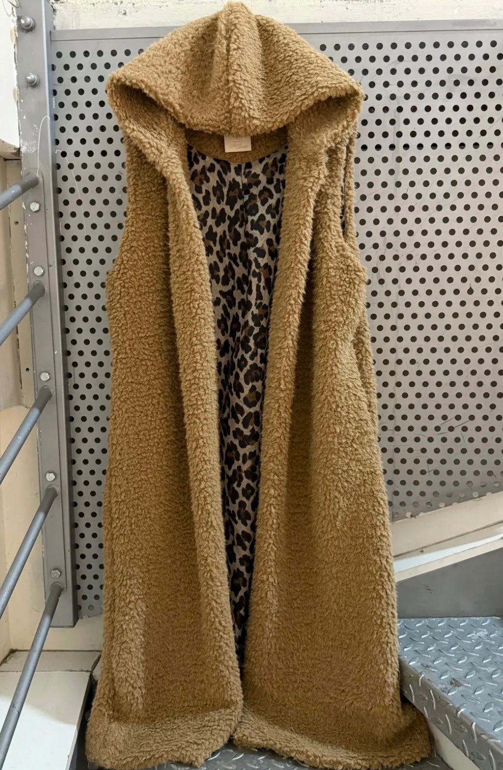 Manteau sans manches Teddy
