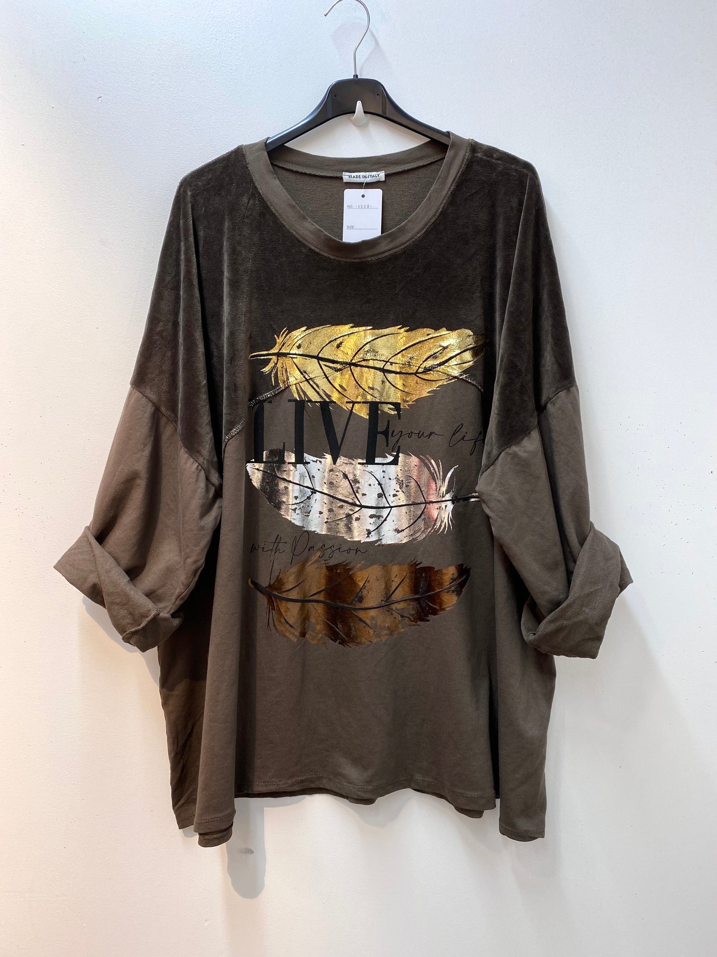 Tunique sweat PLUME -GT