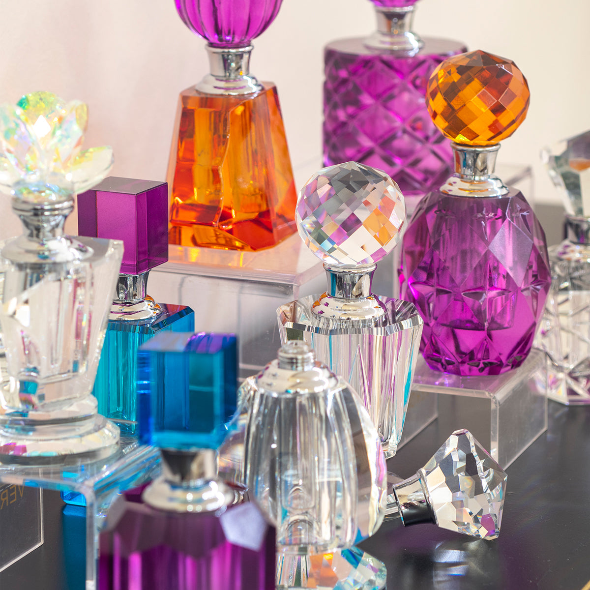 DECO Bouteille de parfum PURPLE