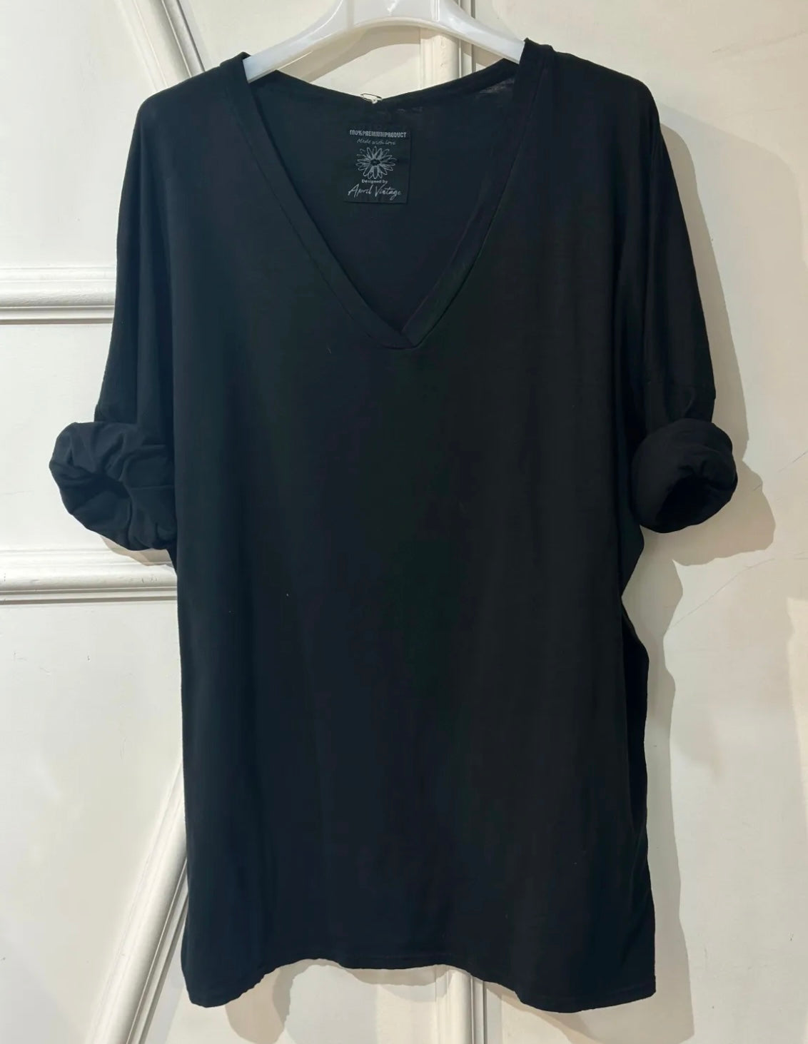 T-shirt Basic col V