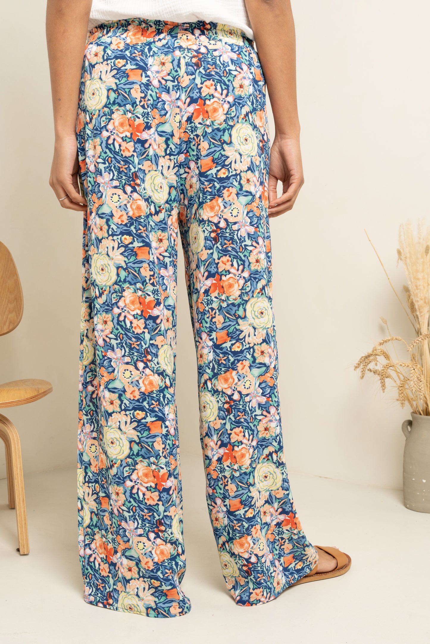 Pantalon Flowers Imprimé Fleuri