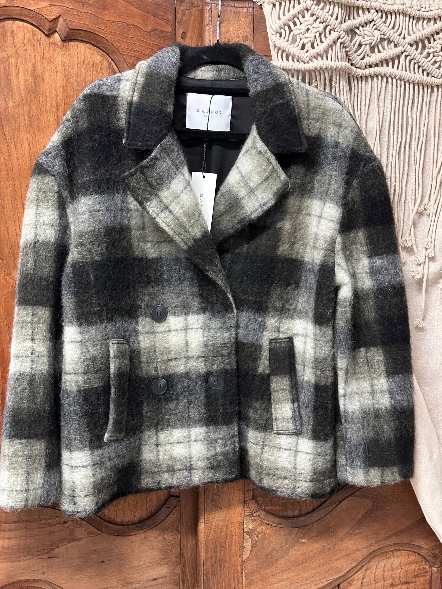 Veste à carreaux Veca