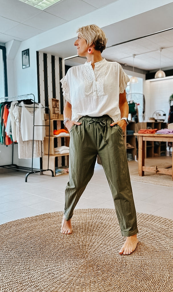 Pantalon Nydia en Coton