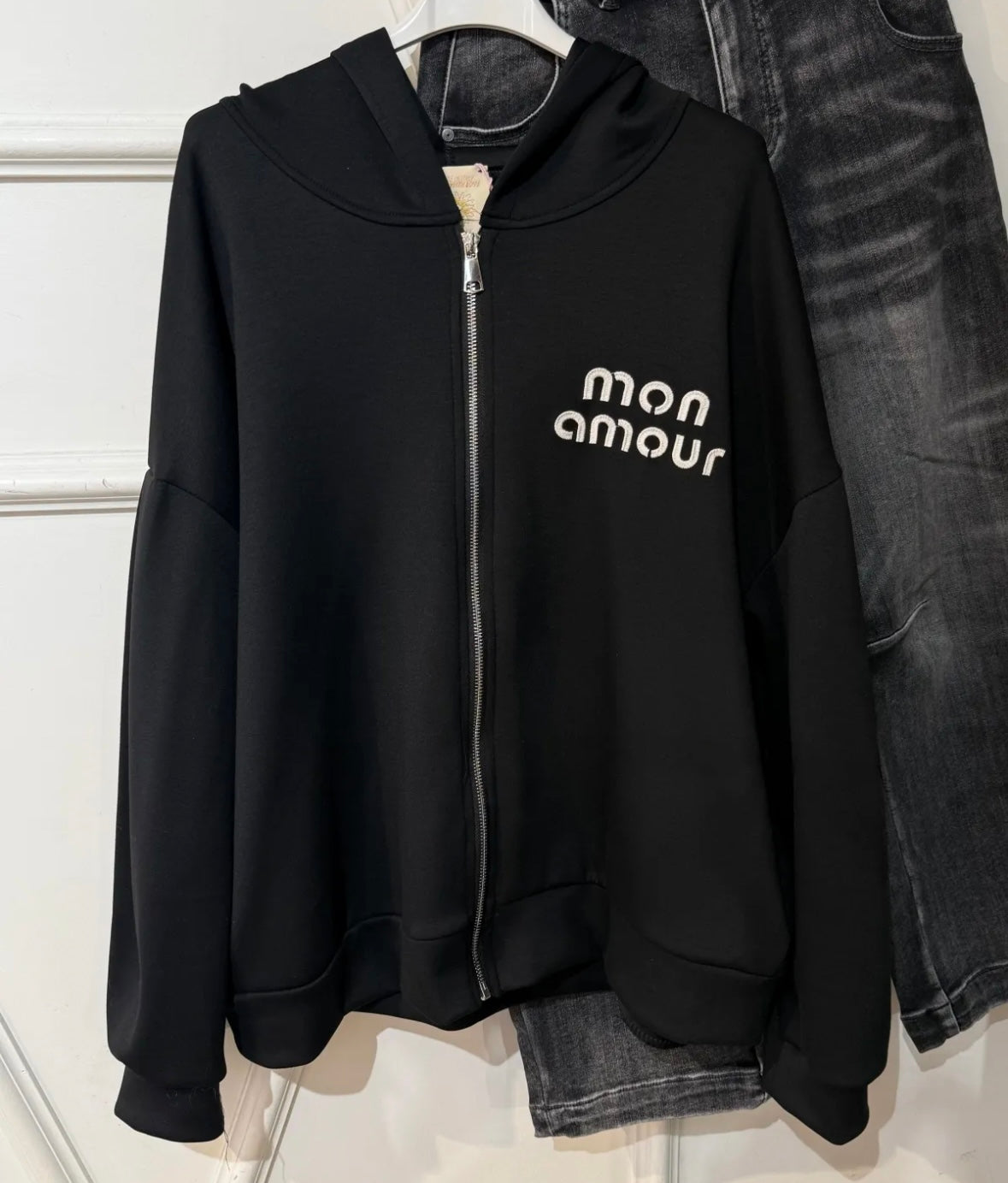Sweat zip mon amour