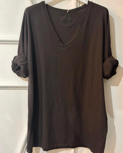 T-shirt Basic col V