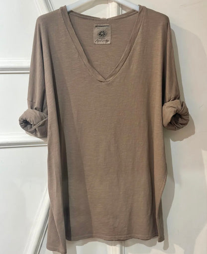 T-shirt Basic col V