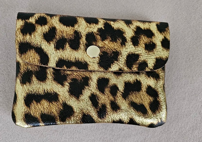 porte-monnaie cuir métallisé Kangoo