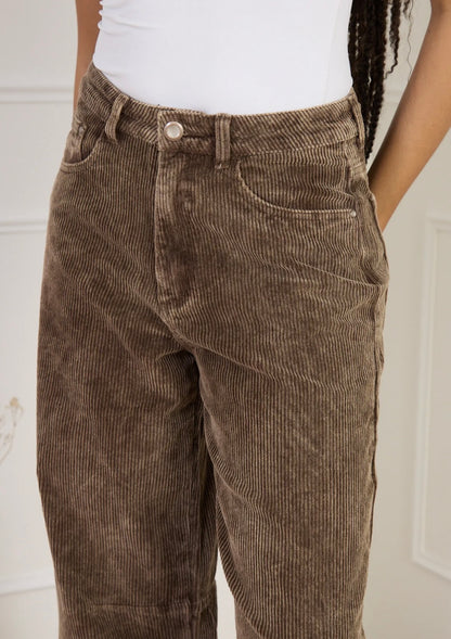 Pantalon ballon velours