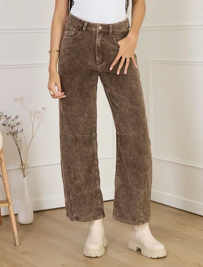 Pantalon ballon velours