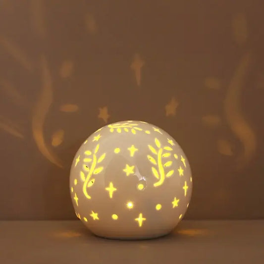 DECO Lampe à boule céleste à LED en céramique