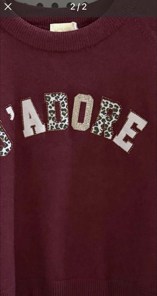 Pull j’adore