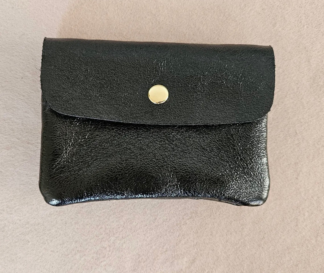 porte-monnaie cuir métallisé Kangoo